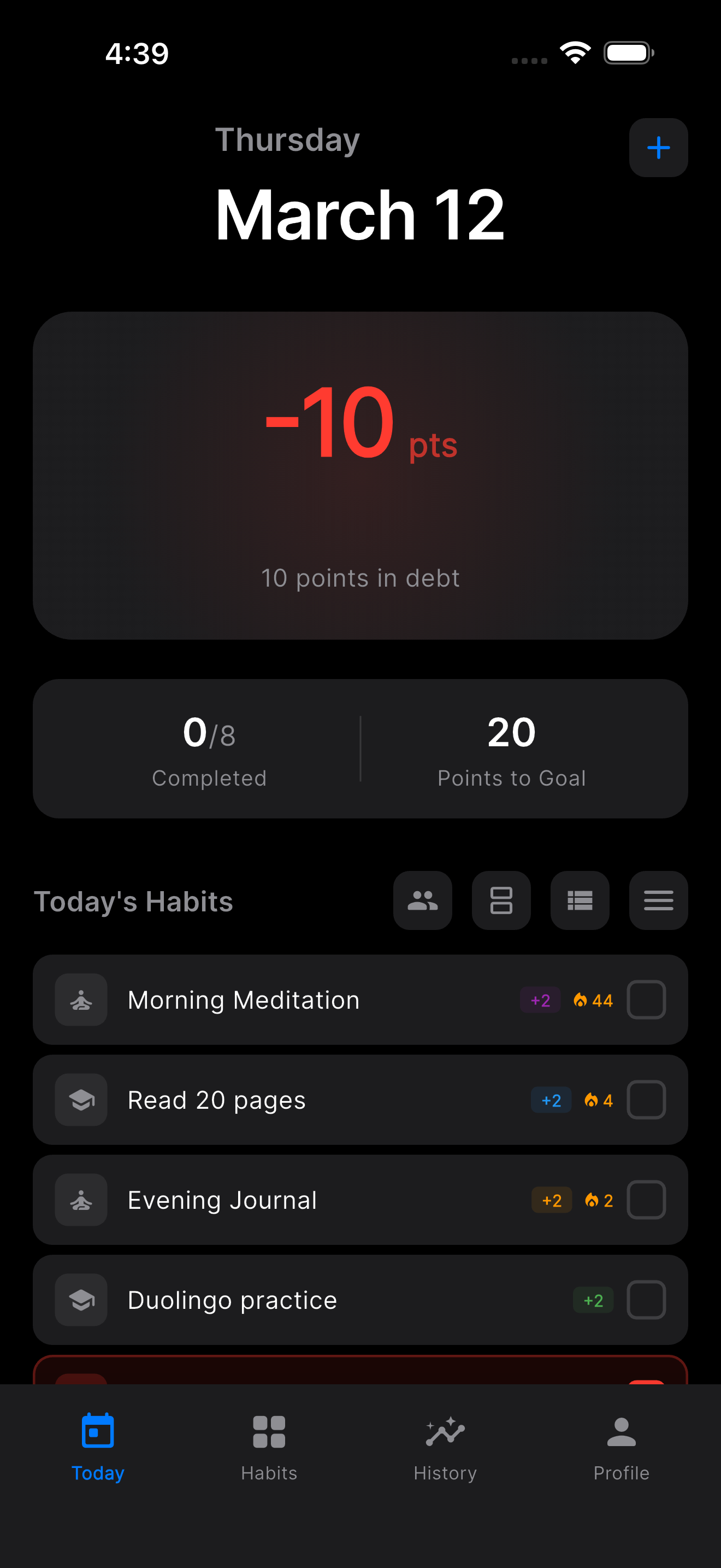 Summit app screenshot